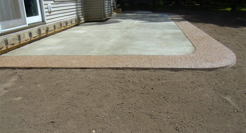 Patio flatwork concrete Linden MI