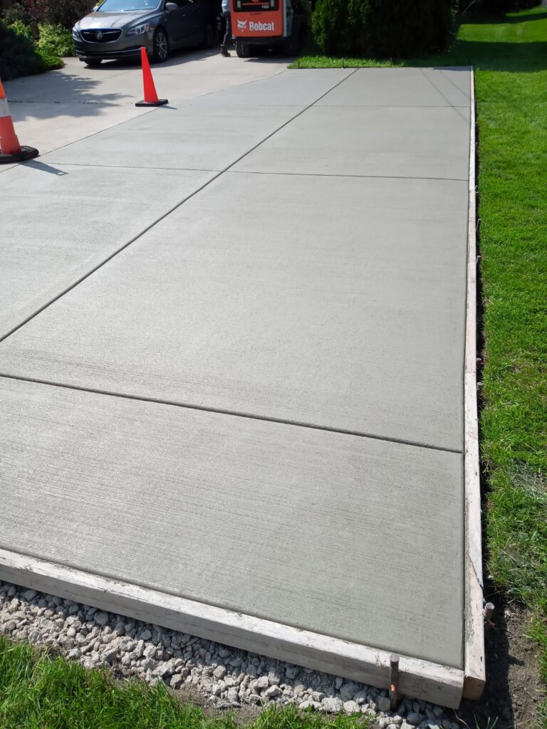 Parking Pad expansion of residential parking - concrete-flatwork