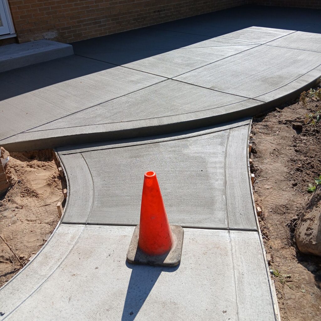 Concrete Flatwork Porch and sidewalk
