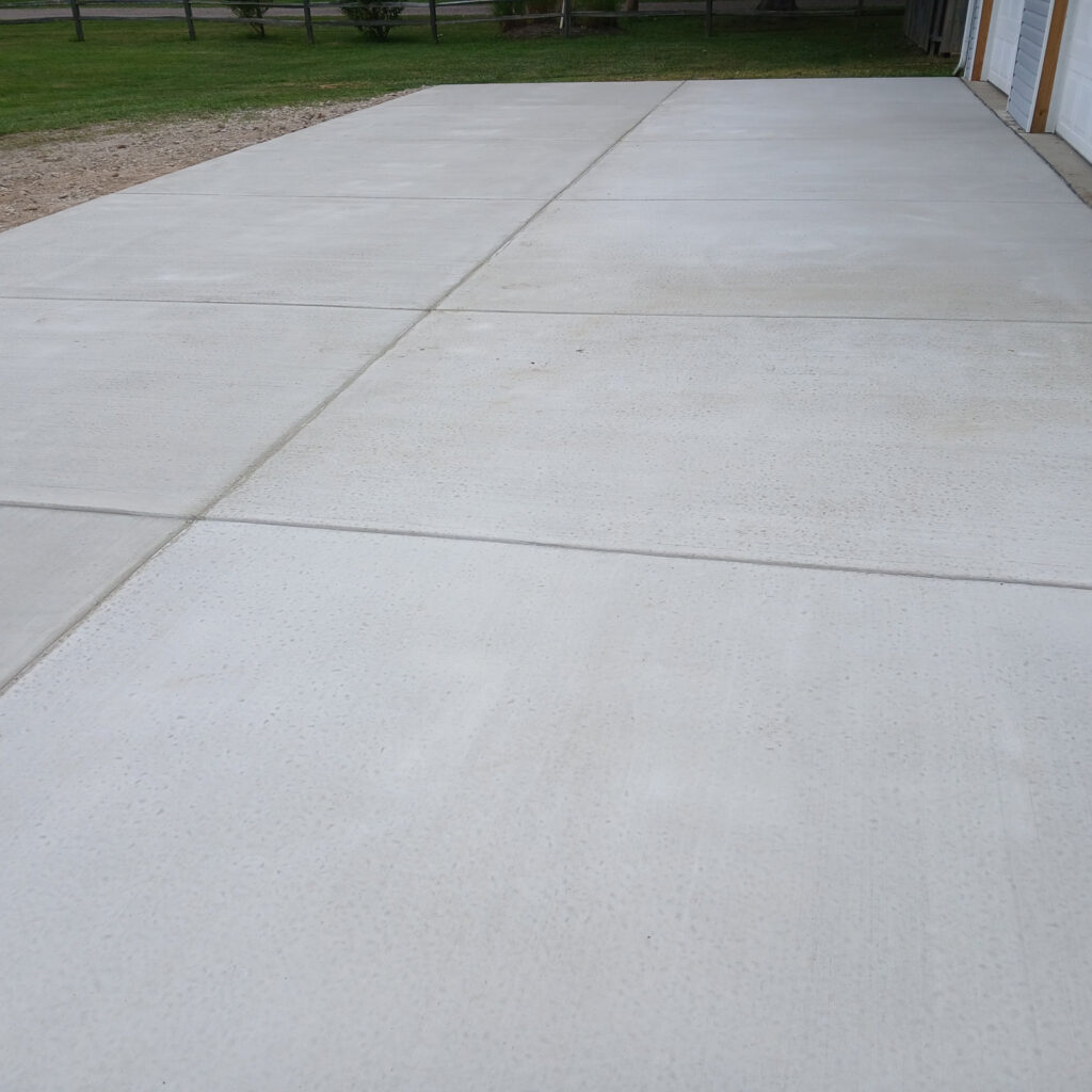 Garage Apron Concrete Flatwork - After