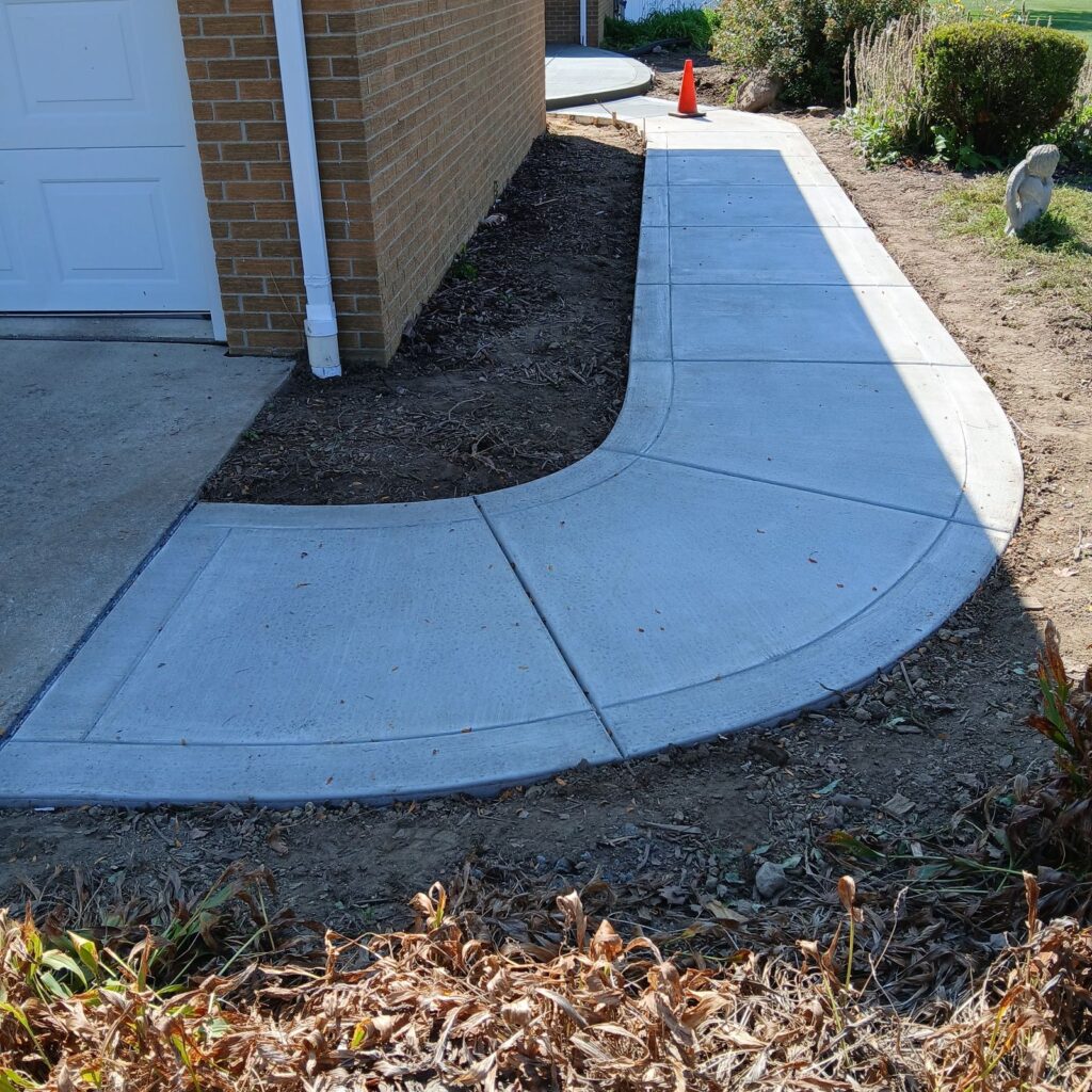 Garage Sidewalk Concrete Flatwork Mt Morris